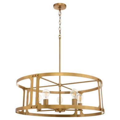 Pendants Exposed Lamps by Quorum ( 19 | 8231-5-47 Colburn ) 