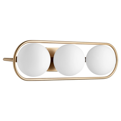 Bathroom Fixtures Three Lights by Quorum ( 19 | 5137-3-80 Belmont ) 