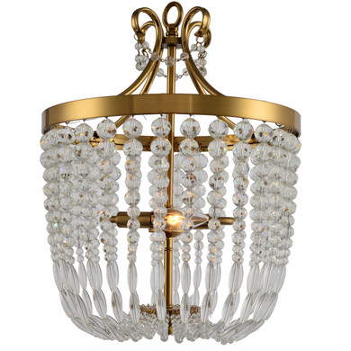 Mini Chandeliers Glass Shade by Terracotta Designs ( 374 | H7201-2 Darcia ) 