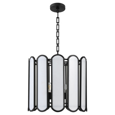 Mini Chandeliers Glass Shade by Quorum ( 19 | 824-4-59 Belleview ) 