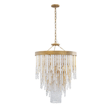 Mid. Chandeliers Glass Down by Varaluz ( 137 | 359C07HG Lafayette ) 