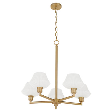 Mid. Chandeliers Glass Up by Quorum ( 19 | 6221-5-80 Cassini ) 