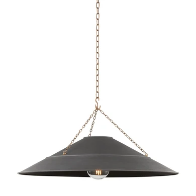 Pendants Metal Shade by Troy Lighting ( 67 | F1234-PBR/GRA Arcane ) 