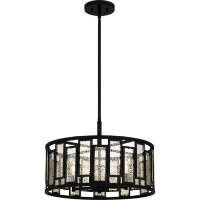 Pendants Drum Shade by Quoizel ( 10 | QP5600MBK Quoizel Pendant ) 