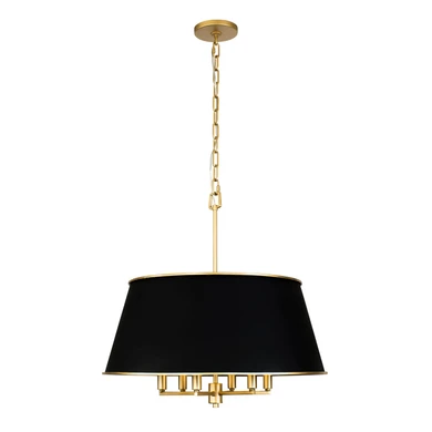 Mid. Chandeliers Drum Shade by Varaluz ( 137 | 364P06MBFG Coco ) 