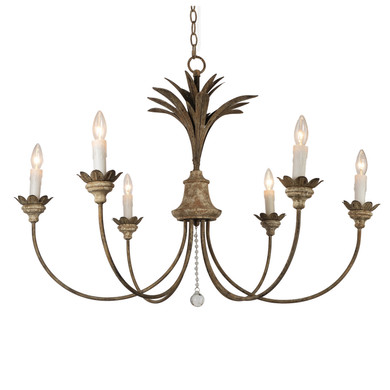 Mid. Chandeliers Candle by Terracotta Designs ( 374 | H8223-6 Madline ) 