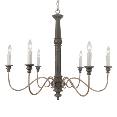 Mid. Chandeliers Candle by Terracotta Designs ( 374 | H9111-6 Andrea ) 