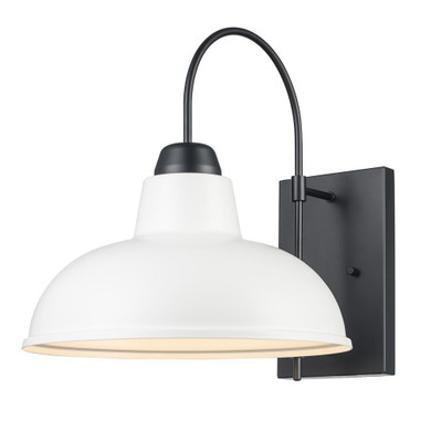 Exterior Wall Mount by Trans Globe Imports ( 110 | 51502 BK-WH Gaviota ) 