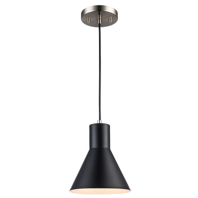 Mini Pendants Metal Shade by Trans Globe Imports ( 110 | PND-2202 BK-BN ) 