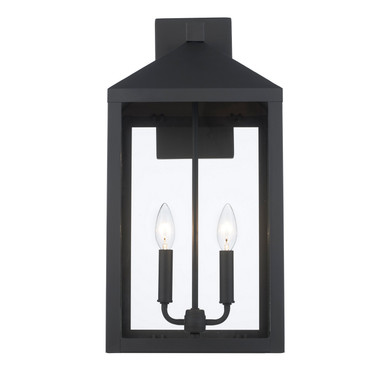 Exterior Wall Mount by Trans Globe Imports ( 110 | 51532 BK Tempest ) 