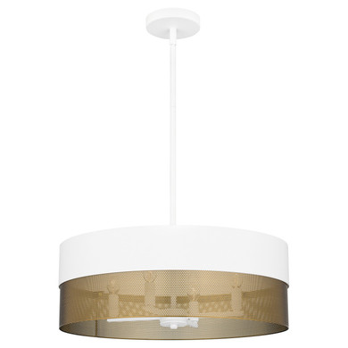 Mini Chandeliers Metal Shade by Quoizel ( 10 | QP6740W Quoizel Pendant ) 