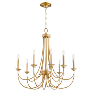 Mid. Chandeliers Candle by Quorum ( 19 | 6250-8-80 Brooks ) 
