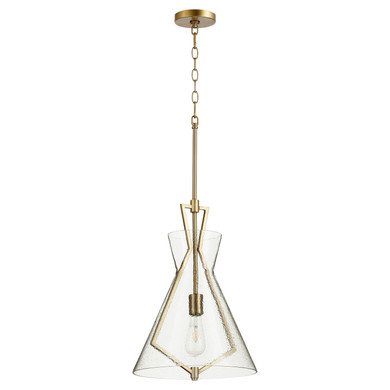 Pendants Glass Down by Quorum ( 19 | 8426-80 8426 Pendants ) 