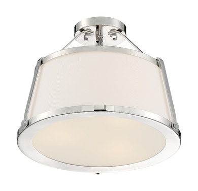 Semi-Flush Mts. Drum Shade by Nuvo Lighting ( 72 | 60-6996 Cutty ) 