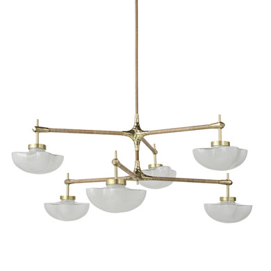 Large Chandeliers Glass Shade by Palecek ( 515 | 2691-79 Cicero ) 