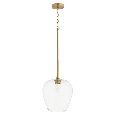 Pendants Glass Down by Quorum ( 19 | 858-80 Veno ) 