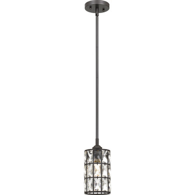 Mini Pendants Drum Shade by Quoizel ( 10 | QPP4046WT Oliver ) 