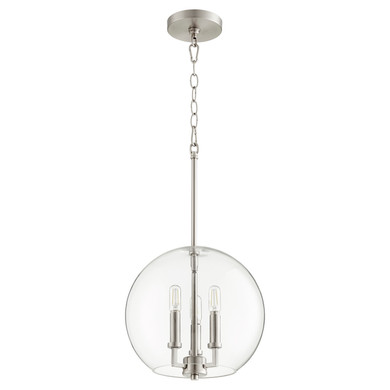 Pendants Glass Down by Quorum ( 19 | 873-3-65 873 Globe Pendants ) 