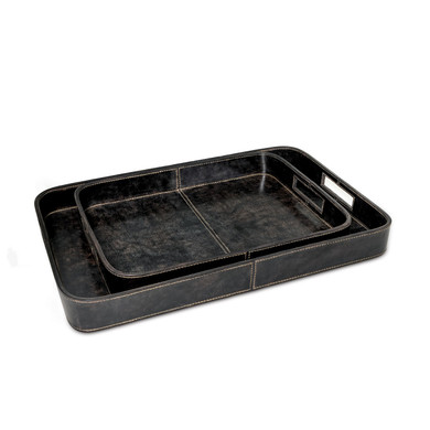 Home Accents Trays by Regina Andrew ( 400 | 20-1504BLK Derby ) 