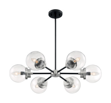 Mid. Chandeliers Glass Down by Nuvo Lighting ( 72 | 60-7136 Axis ) 