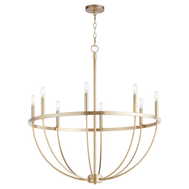 Large Chandeliers Candle by Quorum ( 19 | 6374-8-80 Tribute ) 