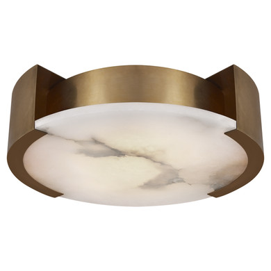 Flush Mounts Bowl Style by Visual Comfort Signature ( 268 | KW 4013AB Melange ) 