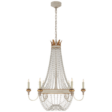 Large Chandeliers Candle by Visual Comfort Signature ( 268 | JN 5016VWG-CG Entellina ) 
