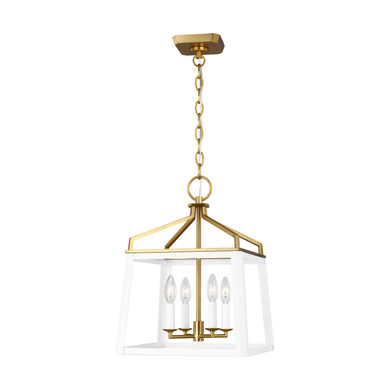 Foyer/Hall Lanterns Open Frame by Visual Comfort Studio ( 454 | CC1564MWTBBS Carlow ) 