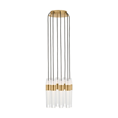 Mini Chandeliers Multi-Port/Cascade by Visual Comfort Modern ( 182 | SLCH40127NB Lassell ) 