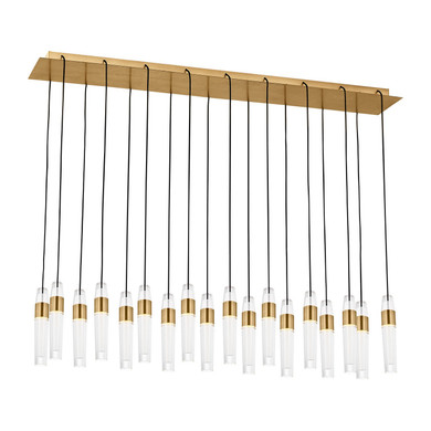 Linear/Island Multi-port/Cascade by Visual Comfort Modern ( 182 | SLCH40227NB-277 Lassell ) 