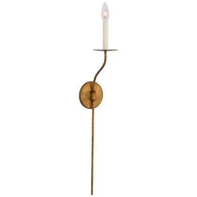 Sconces Single Candle by Visual Comfort Signature ( 268 | S 2751GI Belfair ) 