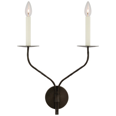 Sconces Double Candle by Visual Comfort Signature ( 268 | S 2752AI Belfair ) 