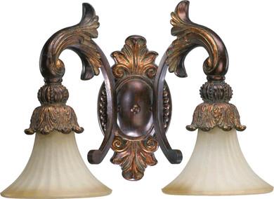 Bathroom Fixtures Two Lights by Quorum ( 19 | 5230-2-88 Madeleine ) 