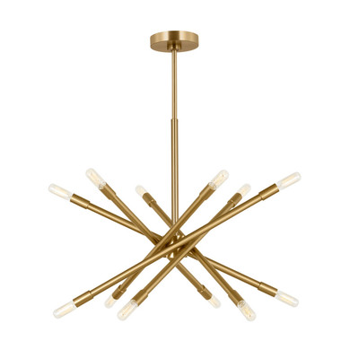 Mid. Chandeliers Starburst by Visual Comfort Studio ( 454 | CC16712BBS Eastyn ) 