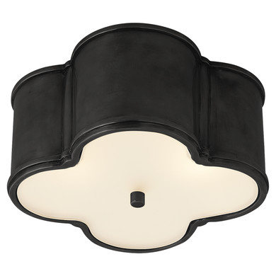 Flush Mounts Drum Shade by Visual Comfort Signature ( 268 | AH 4014GM-FG Basil ) 