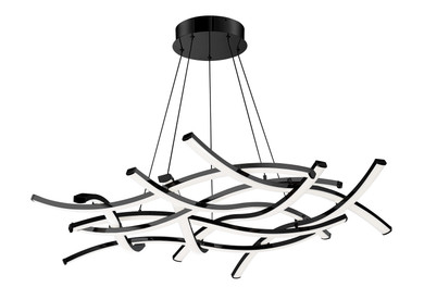 Large Chandeliers Ring/Halo by W.A.C. Lighting ( 34 | PD-60944-BK Divergence ) 