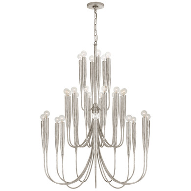 Large Chandeliers Candle by Visual Comfort Signature ( 268 | JN 5072BSL Acadia ) 
