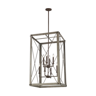 Foyer/Hall Lanterns Open Frame by Visual Comfort Studio ( 454 | 6526308EN-872 Thornwood ) 