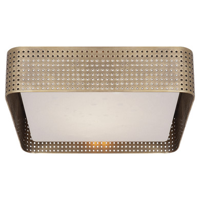 Flush Mounts Cage Style by Visual Comfort Signature ( 268 | KW 4061AB-CDG Precision ) 