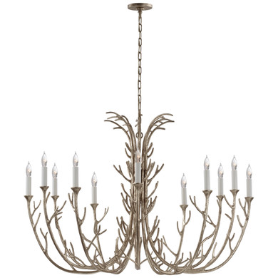 Large Chandeliers Candle by Visual Comfort Signature ( 268 | JN 5080BSL Silva ) 