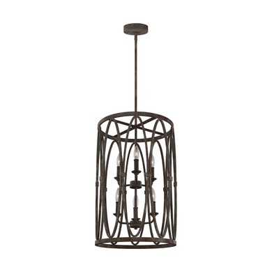Foyer/Hall Lanterns Open Frame by Visual Comfort Studio ( 454 | F3223/6DA Patrice ) 