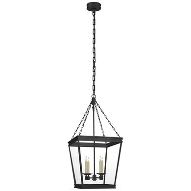 Foyer/Hall Lanterns Glass w/Frame by Visual Comfort Signature ( 268 | CHC 5611BZ-CG Launceton ) 