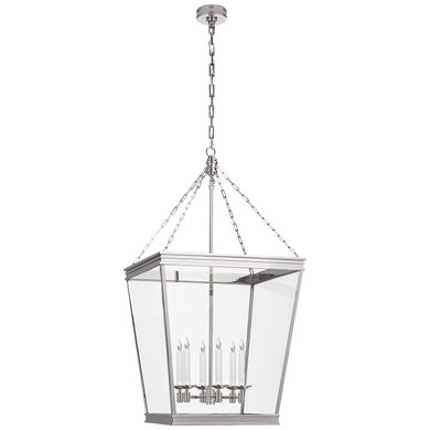 Foyer/Hall Lanterns Glass w/Frame by Visual Comfort Signature ( 268 | CHC 5612PN-CG Launceton ) 