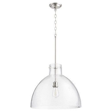 Pendants Glass Down by Quorum ( 19 | 8932-65 8932 Seeded Pendants ) 