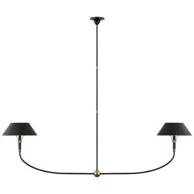 Linear/Island 2 Light Bar by Visual Comfort Signature ( 268 | TOB 5728BZ/HAB-BZ Turlington ) 