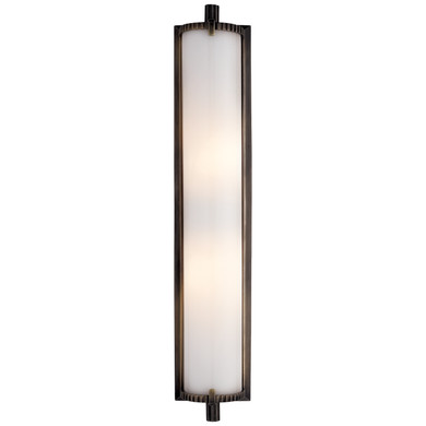 Bathroom Fixtures Cylindrical / Linear by Visual Comfort Signature ( 268 | TOB 2185BZ-WG Calliope Bath ) 