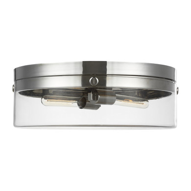 Flush Mounts Bowl Style by Visual Comfort Studio ( 454 | CF1032PN Garrett ) 