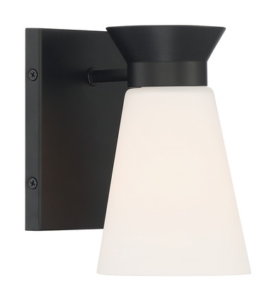 Sconces Single Glass by Nuvo Lighting ( 72 | 60-7311 Caleta ) 