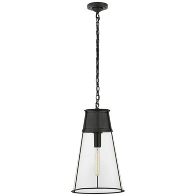 Pendants Glass Down by Visual Comfort Signature ( 268 | TOB 5753BZ-CG Robinson ) 