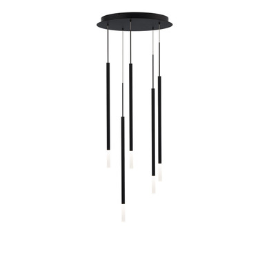 Pendants Multi-port/Cascade by W.A.C. Lighting ( 34 | PD-69405R1-BK Viggo ) 
